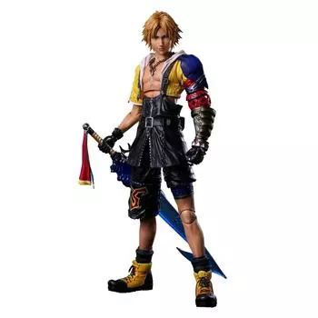 Final Fantasy X PLAY ARTS Кай Тидус ПВХ окрашенная подвижная фигурка