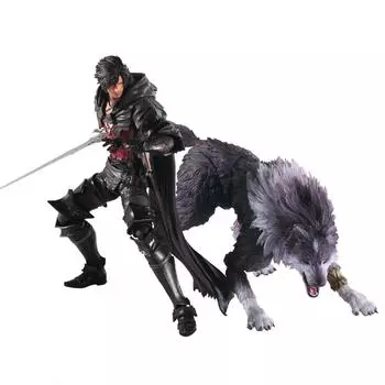 Final Fantasy XVI Bring Arts Клайв Росфилд и Торгал подвижная фигурка из ПВХ