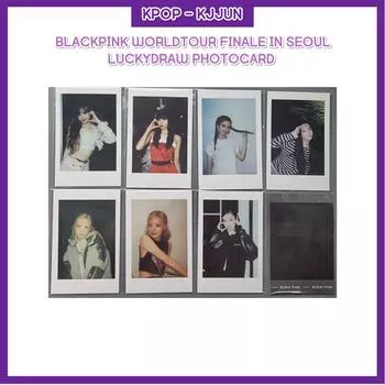 ФИНАЛ МИРОВОГО ТУРА BLACKPINK В СЕУЛЕ LUCKYDRAW ФОТОКАРТА LISA 2