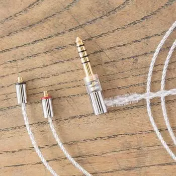 Финальный кабель для наушников с серебряным покрытием Mmcx 1,2 м 4,4 мм C106 Ms12ezcleh