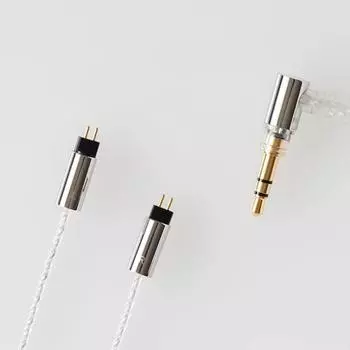 Финальный кабель для наушников с серебряным покрытием 2pin 1.2m 3.5mm C106 2p12azcleh