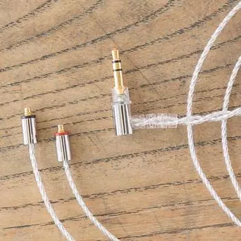 Финальный кабель для наушников с серебряным покрытием Mmcx 1,2 м 3,5 мм C106 Ms12azcleh