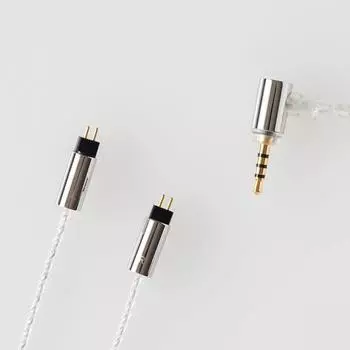 Финальный кабель для наушников с серебряным покрытием 2pin 1.2m 2.5mm C106 2p12dzcleh