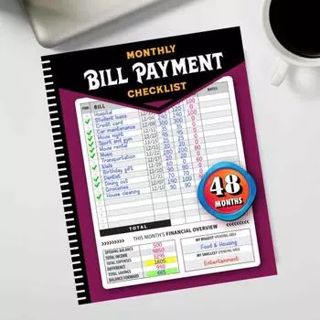 Финансовый успех Блокнот 128 страниц Бюджетный журнал постановки целей Финансовый журнал отслеживания