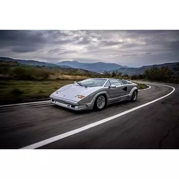 Finclassically 1/64 Countach 25th Anniversary Edition Silver Готовый продукт