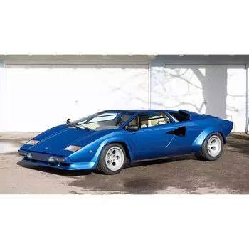 Finclassically 1/64 Countach LP5000 S синий без хвостового крыла Готовый продукт