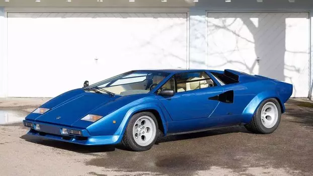 Finclassically Countach LP5000 S синий без хвостового крыла готовый продукт 1/64
