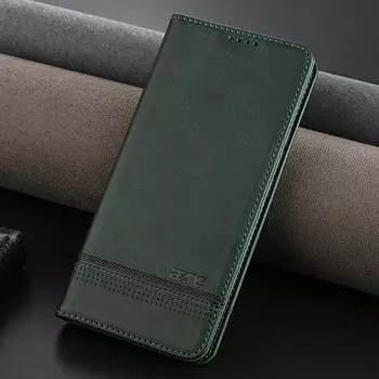 Find X8 Pro X7 Ultra X 3 Lite 5G Магнитный флип-чехол для OPPO Find X8 Pro Кожаный кошелек Роскошный чехол Find X5 Lite X 8 X7 Funda Find X8 темно-зеленого