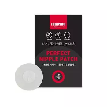 Findew Perfect Nipple Patch Transparent Color 100 sheets, 1 piece