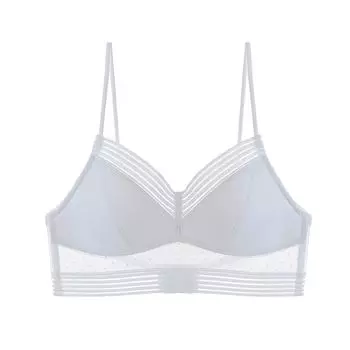 FindIt U Спинка Модный Спинка Интимное Белье Бюстгальтер Интимное Белье Французский Бралетт Экспорт Треугольная Чашка Бюстгальтер для Молодых Взрослых White M