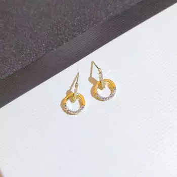 Fine Aretes De Plata De Ley серьги-гвоздики из серебра 925 пробы для женщин, ювелирные изделия из серебра 925 пробы с бриллиантами, вечерние серьги-гвоздики с драгоценными камнями белый