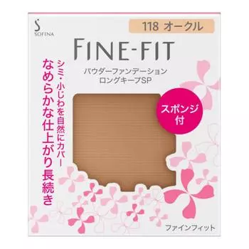Fine Fit Powder Foundation Long Keep SP 118 Ochre [Пудровая основа]