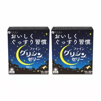 FINE JAPAN Fine Glycine Глициновое желе Содержит и ГАМК Вкус белого винограда Сделано в Японии 30 пакетиков Пакетиков в наборе из 2 Глицин, Теанин, (1-2 дня) синий