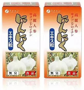 FINE JAPAN Гранулы экстракта чеснока, изготовленные с использованием корейского женьшеня без запаха и витаминов группы B, поставляют гранулы на Сделано в Японии x - Чеснок, Экстракт,