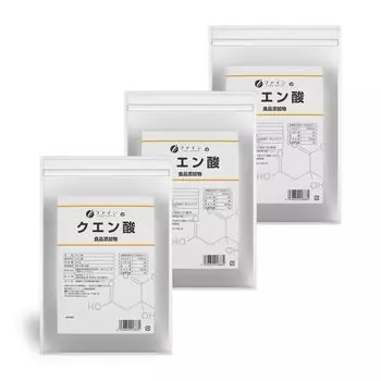 FINE JAPAN Коммерческая лимонная кислота 800 г Пищевая безводная Стандарт чистоты или выше Сделано в Японии x 3 упаковки [Пищевая добавка] 99,5%