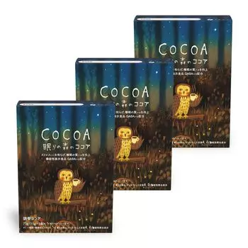 FINE JAPAN с функциональным Sleeping Forest Cocoa 5 пакетиков GABA 100 мг Glycine 100 мг Отечественное производство x набор из 3 штук [Пищевые заявления]