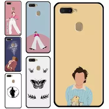 Fine Line Art Cover For OPPO A52 A72 A54 A74 A94 A1K A15 A83 A91 A5 A9 A31 A53 A53S A3S A5S Phone Case OPPO A1K