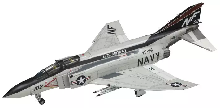 Fine Mold Aircraft Series US Navy Fighter Midway 1978 Limited Edition Пластиковая модель 72743 Molding Color 1/72 F-4J