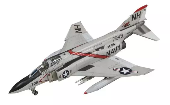 Fine Mold Aircraft Series US Navy Fighter Special Edition Plastic Model FP43S First Order Limited 1/72 F-4J (Manufacturer s Production) белый