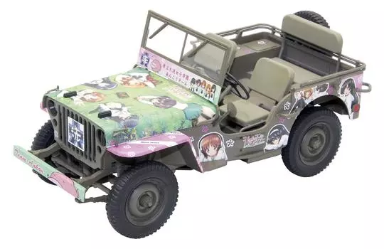 Fine Mold Girls Panzer US Army Ton 4x4 Truck Scale Пластиковая модель 41103 и 1/4 1/20