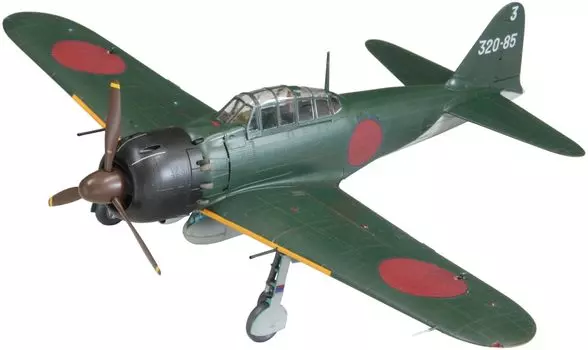 Fine Mold Имперский флот Zero Type Carrier Fighter Type 52 от Plastic Model FZ02 1/48 (Сделано Накадзима) (Самолет)