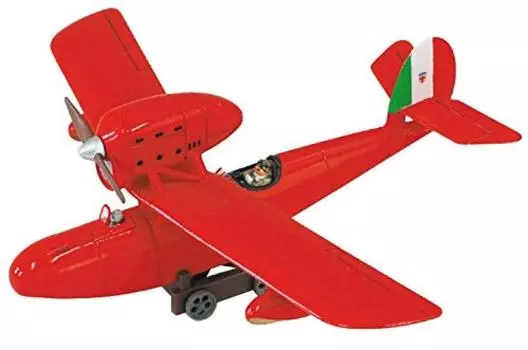 Fine Mold Porco Rosso Savoia Оригинальная версия Поздняя модель со статуэткой Фио FJ4 Масштаб Пластиковая модель S.21F 1/72 красный