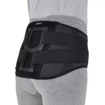 Fine rakuni Waist Support Premium L Size Waist Construction Plate Included Cushioning Breathability Easy to Wear Unisex Made in Japan 3-Layer чёрный
