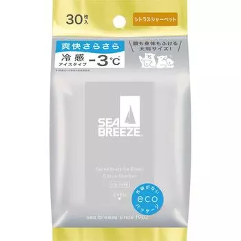 Fine to Day SEA BREEZE Face & Body Ice Sheet N Citrus Sorbet 30 листов Лист для тела Лист для тела Пожалуйста, откройте упаковку с открытой части печати на