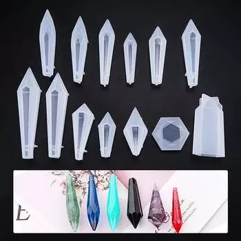 FineInno Crystal Ore силиконовая форма 13 комплектов маятник гадания эпоксидная смола УФ смола форма DIY кластер очистки удачи товары удачи