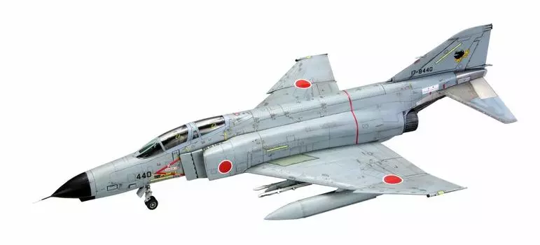FineMolds Jet Aircraft Series Air Force Kai Fighter Пластиковая модель FP38 1/72 Самооборона F-4EJ серый
