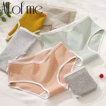 FINETOO хлопковые трусики, женское нижнее белье, сексуальное женское белье для женщин, трусы с подтяжкой бедер, дышащие трусы для девочек, M-XL, мягкое нижнее белье M чёрный