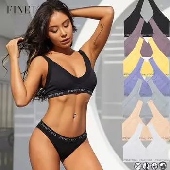 FINETOO Нижнее белье для женщин Бесшовное белье Бесшовное