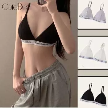 FINETOO сексуальный бюстгальтер для женщин, удобный эластичный бюстгальтер с жилетом, спортивный противоударный бюстгальтер, модный новый free size белый