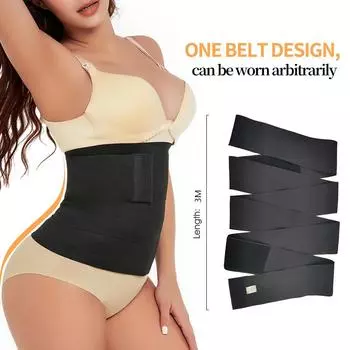 FINETOO Snatch Me Up Бинтаж Обертывание Для похудения Женщины Талия Тренер Корсет Cincher Shapewear Триммер Пояс Боди Шейпер Живот Банды 3M