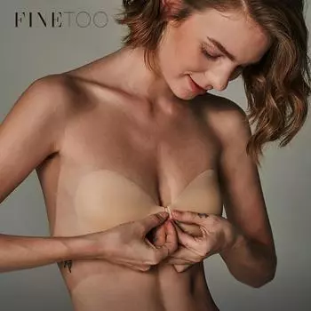 FINETOO женская накладка пуш-ап для груди, многоразовые аксессуары для купальника, силиконовая накладка для бюстгальтера, накладка на соски, наклейки, вставки, губка для бюстгальтера D чёрный