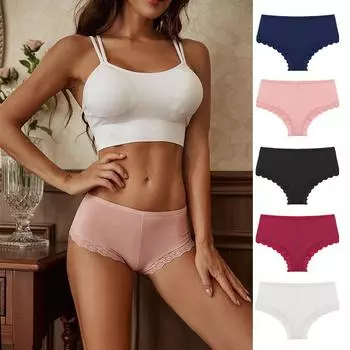 FINETOO женские бесшовные трусики, кружевное нижнее белье, нижнее белье, трусы с цветочным принтом, трусики с высокой талией для девочек, нижнее белье, женские трусики