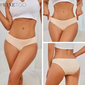 FINETOO Женские трусики для менструации с низкой талией Физиологическое нижнее белье Мгновенное всасывание Герметичные гигиенические салфетки для менструации Можно стирать Нижнее белье S чёрный