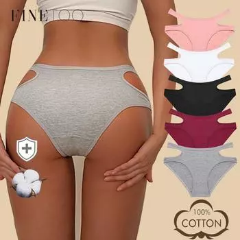 FINETOO Женское нижнее белье Сексуальные трусики Нижнее белье для женщин Сексуальные трусики Женское сексуальное нижнее белье S белый