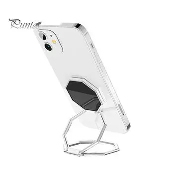 Держатель для телефона с кольцом на палец, высокая грузоподъемность, регулируемый универсальный магнитный держатель для мобильного телефона с кольцом на палец, розетка для улицы чёрный