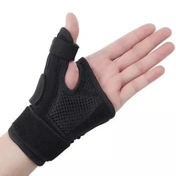 FINGOOO Wrist Base of Sweat For Left and Right Unisex Supporter, Thumb, Thumb, Hard, Breathable, Mesh, Absorbent, Fixed, Protective, Use,