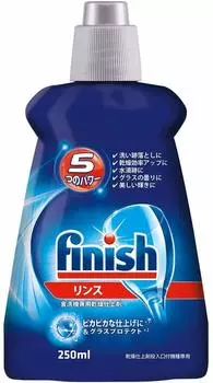 Finish Finish Rinse Средство для сушки и ополаскивания посудомоечной машины 250 мл x 16 шт. [Оптовая закупка]