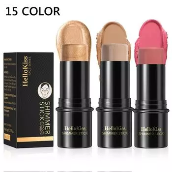 Финишный стик для хайлайтера Праймер для теней Перламутровый силуэт Румяна для контуринга