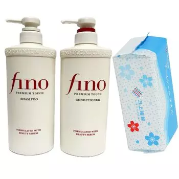 Fino Fino Premium Touch Shampoo Conditioner Set Damage Care Hair Moisturizing Serum Состав 550 мл 60 Higami Orinishiki для лица (Включает в себя