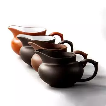 Фиолетовая глиняная чашка Gongdao, чайная чашка Gongfu, кофейный чайник для чая в чашке, чайник из исинской глины, восточный марокканский чайник 150ml