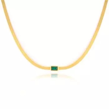 Фиолетовое, зеленое квадратное циркониевое ожерелье для женщин, ювелирные изделия из стерлингового серебра 925 пробы, очаровательная цепочка-подвеска, 18-каратное колье, бижутерный воротник