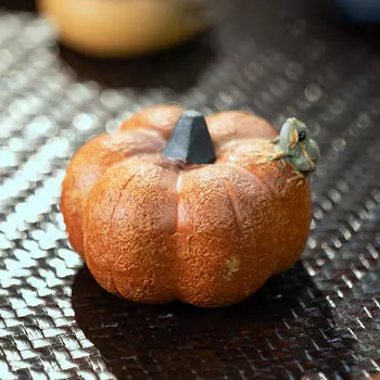 Фиолетовый глиняный чай, домашнее животное, мини-скульптура ручной работы, украшение чайного домика для C