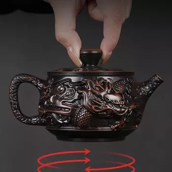 Фиолетовый керамический чайник Fengming Pot Kung Fu Tea Бытовые кухонные принадлежности 1 шт. Чайник ручной работы 250 мл