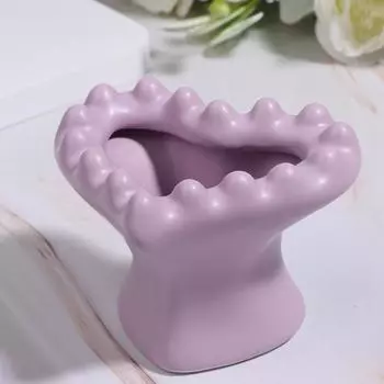 Фиолетовый трехмерный инструмент для массажа лица и тела «Любовь Гуаша», керамическая доска Гуаша для массажа и подтяжки лица