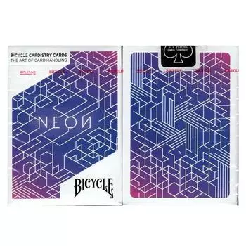 Фиолетовый Велосипед Неоновые Игральные Карты Колода Карточные Игры Волшебные Трюки