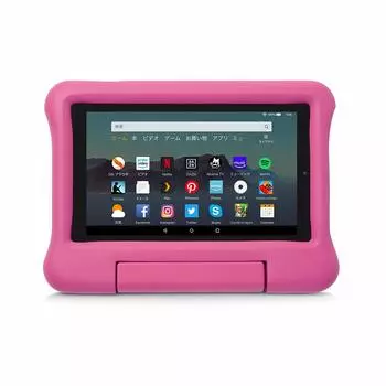 Fire7 9-го поколения выпущен в оригинальном детском чехле Amazon [2019] (розовый) розовый